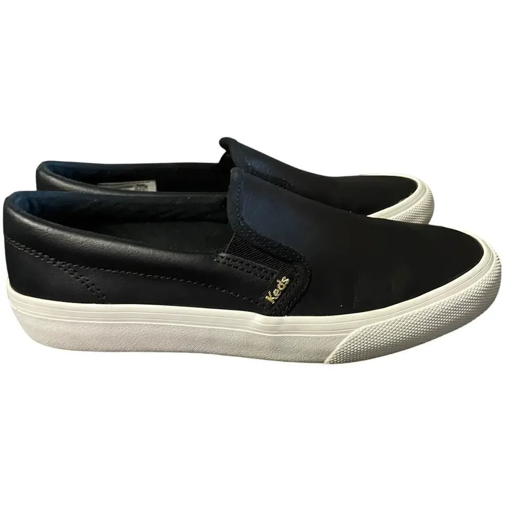 Keds Women's Jump Kick Slip Leather Sneaker - Picture 2 of 4